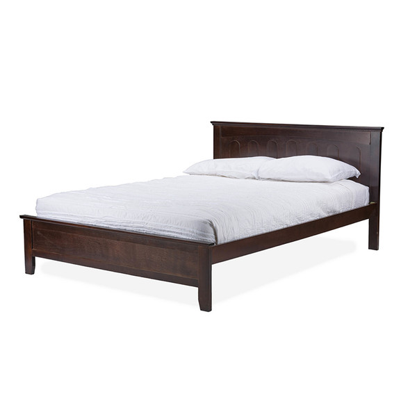 Baxton Studio Spuma Cappuccino Wood Contemporary Twin-Size Bed 113-6103